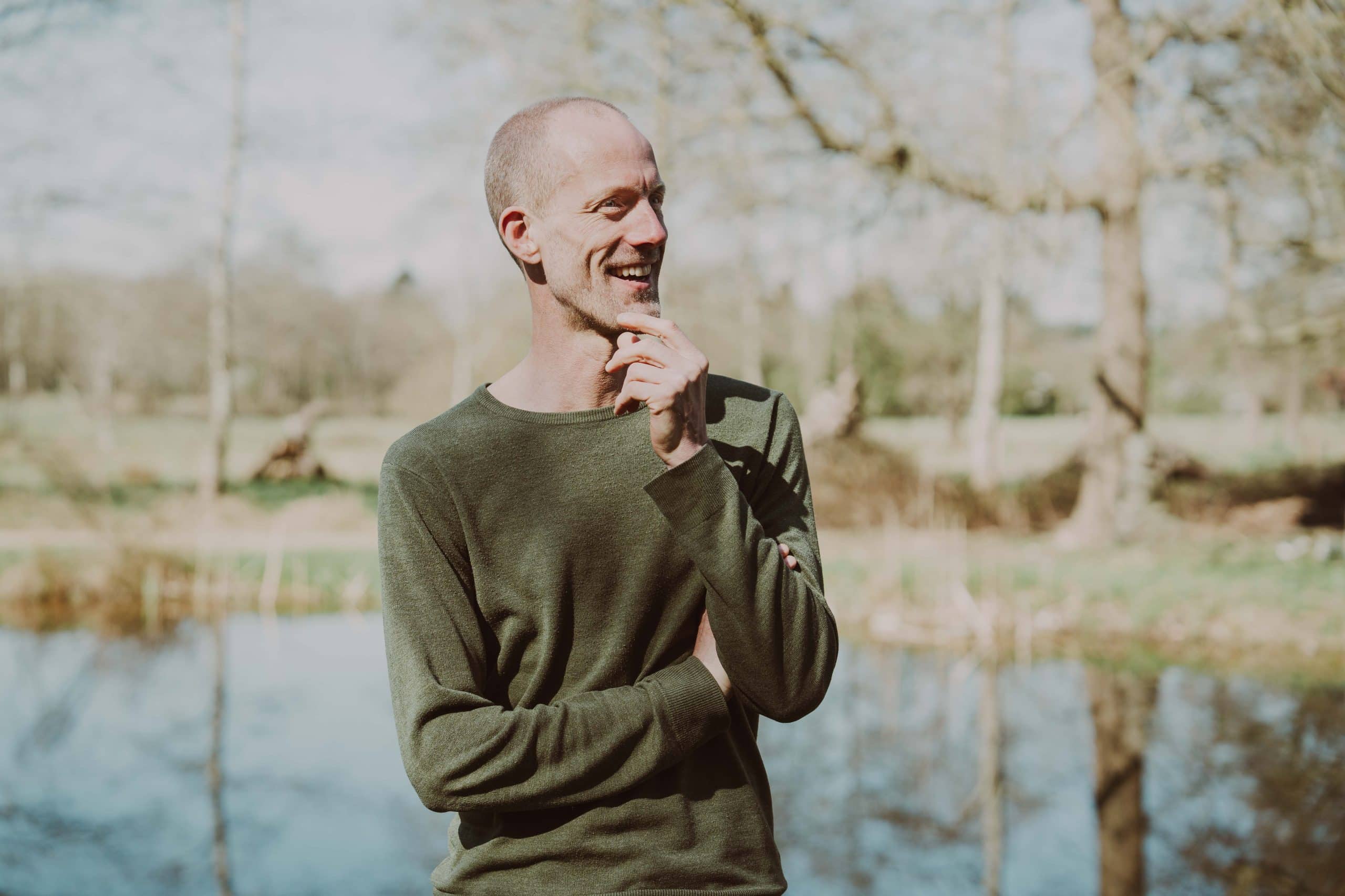 Daan kijken lachen